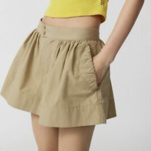NWT Urban Outfitters BDG Belle Double-Button Mini Micro Skirt Pockets Medium New